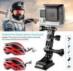 Motion Professional Made in India Entrance and Aspect Helmet Mount Package Suitable with GoPro-13/12/11/10/9/8/7/6/5/4/3+/3/ Insta 360/Yi/SJCAM/Eken Noise and Different Motion Digital camera - Image 5