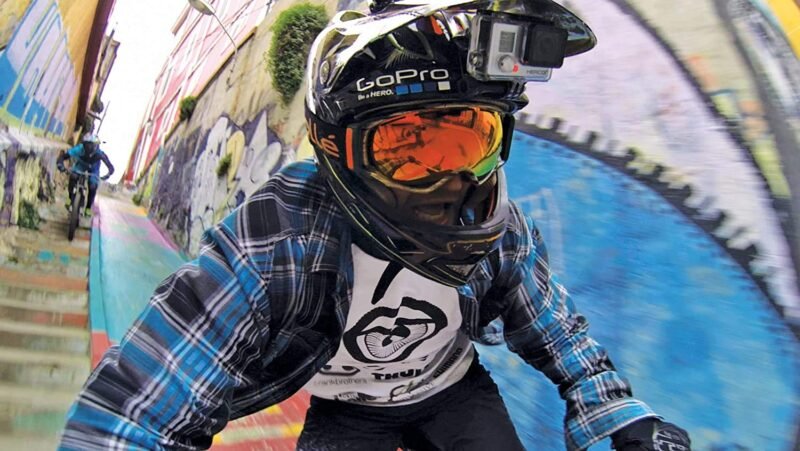 Action Pro Made in India Front and Side Helmet Mount Kit Compatible with GoPro-13/12/11/10/9/8/7/6/5/4/3+/3/ Insta 360/Yi/SJCAM/Eken Noise and Other Action Camera - Image 7