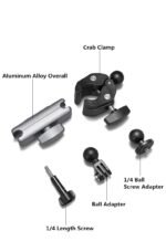 Yantralay 360° Rotatable Digital camera Bike Mount Clamp Bike Handlebar Pole Aluminium Mount for Insta360 X4/X3, Ace Professional/Pro2, Hero13/12/11/10/9,For Osmo Motion Motion 5Pro/4/3,Motion Digital camera Equipment - Image 4
