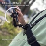 CEUTA Cellular Cellphone Chest Mount Harness Strap Cell Cellphone Holder Mount for Video Recording Bike/Kayak/Fishing/Skateboard POV/VLOG for Sensible Cellular Cellphone for GoPro Hero 12 11 10 9 8/Insta360/DJI - Image 7
