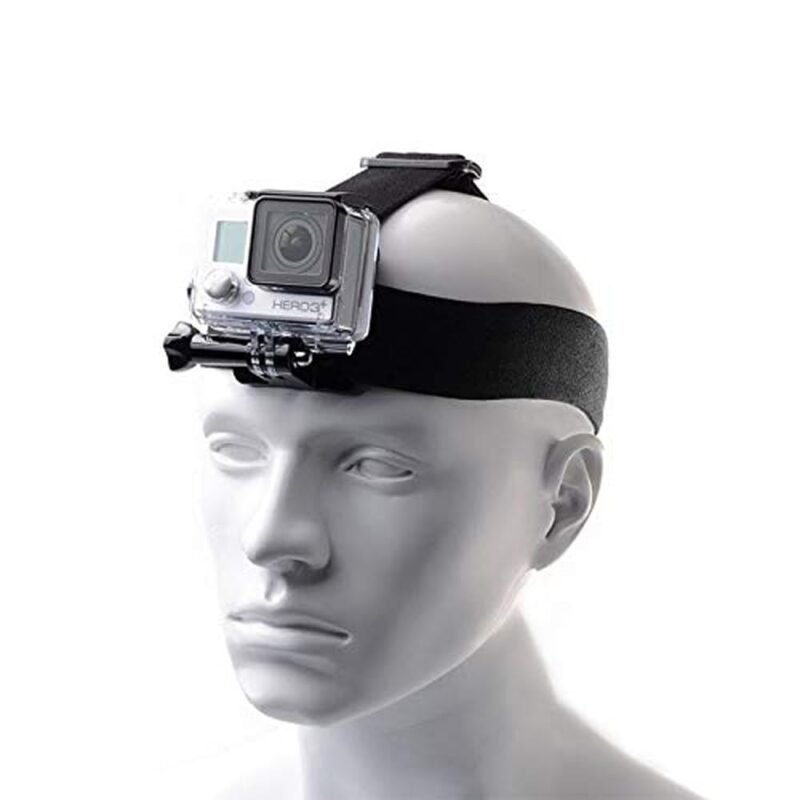 Action Pro Head Strap Mount Phone Holder Tripod Mount Adapter with Long Thumb Screw Compatible with GoPro-12/11/10/9/8/7/6/5/4/SJCAM and Other Action Cameras and All Smartphones - Image 5