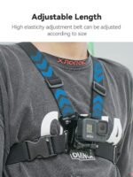 CEUTA Head Mount Strap Chest Mount Harness Chesty Package Appropriate with GoPro Hero 11, 10, 9, 8, 7, 6, 5, 4, Session, 3+, 3, 2, 1, Hero (2018), Fusion, Max, DJI Osmo Motion Cameras - Image 3