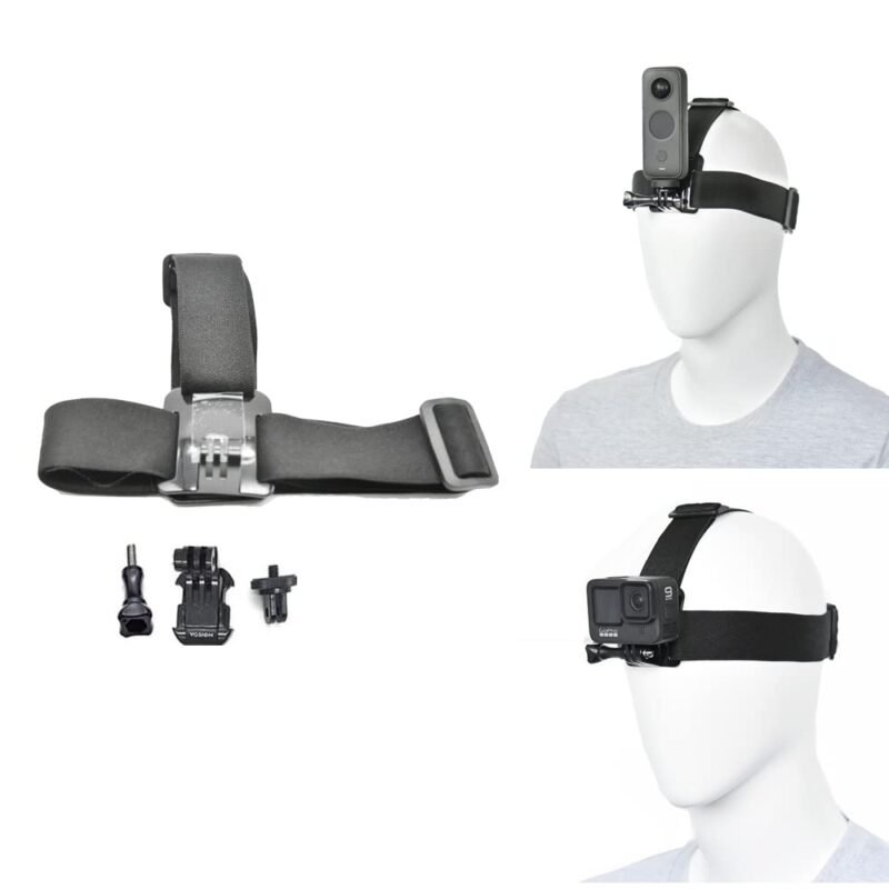 CEUTA Head Mount Strap Chest Mount Harness Chesty Kit Compatible with GoPro Hero 11, 10, 9, 8, 7, 6, 5, 4, Session, 3+, 3, 2, 1, Hero (2018), Fusion, Max, DJI Osmo Action Cameras - Image 8