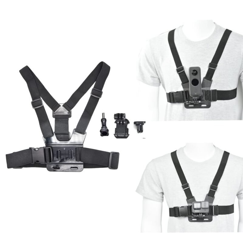 CEUTA Head Mount Strap Chest Mount Harness Chesty Kit Compatible with GoPro Hero 11, 10, 9, 8, 7, 6, 5, 4, Session, 3+, 3, 2, 1, Hero (2018), Fusion, Max, DJI Osmo Action Cameras - Image 9