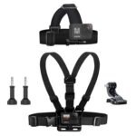 CEUTA Head Mount Strap Chest Mount Harness Chesty Package Appropriate with GoPro Hero 11, 10, 9, 8, 7, 6, 5, 4, Session, 3+, 3, 2, 1, Hero (2018), Fusion, Max, DJI Osmo Motion Cameras - Image 10