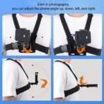 GROX Chest Professional Package Chest Belt Cellphone Holder J Hook Adapter Lengthy Thumb Screw and Conversion Block Head Connection Suitable with GoPro Hero 11 10 9 8 7 6 5 4 All Cameras - Image 10