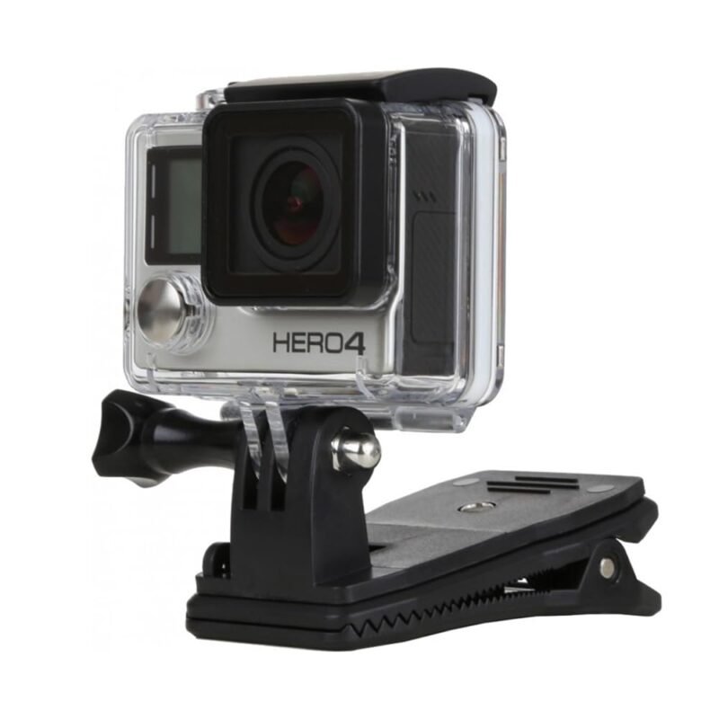 Action Pro Versatile 360° Rotary Backpack Mount Kit, Compatible with GoPro Hero 13/12/11/10/9/8/7/6/5/4/Eken/Yi and Other Action Cameras for Dynamic Adventure Capture - Image 4
