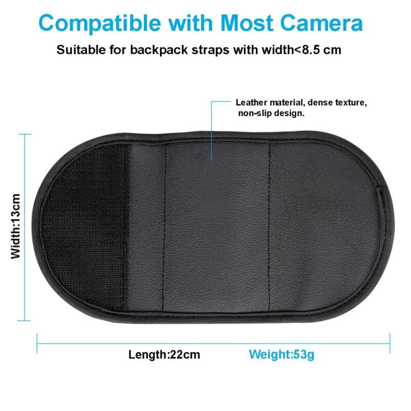 PellKing Camera Backpack Belt Mount for Insta360 One X5/X4/X3/ One R/Go 2 Compatible with GoPro Hero10 /9/8/7/6 and Other Action Camera, with 1/4 Adapter - Image 8