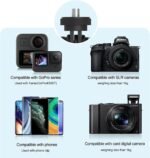 TELESIN Aluminum Alloy Suction Cup Holder for Gopro Hero, Gopro MAX, DJI OSMO Motion, OSMO Pocket, Insta360 ONE X, ONE R, ONE, Cell Telephone - Image 6