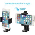 STHIRA® Helmet Mount for Cell & Digital camera Rotatable Motion Digital camera Mount Helmet Chin Strap Set with Fast-Launch, Non-Slip Grip for Go-Professional Hero 12/11/10/9 Contains J-Hook, Adapter, Screw, Cellphone Holder - Image 3