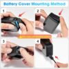 ZORBES® Silicone Sleeve Rubber Protective Case Only Applicable to Go Pro Hero 13 Black Standard Lens, Battery Side Cover&Screen Protectors& Lens Caps&Lanyard for Hero 13 Black Accessories Kit - Image 8