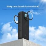PHOTO MAX Insta 360 X3 Lens 2Pcs Twin Lens Protector Guard Sticky Tempered for Insta 360 Motion Digicam Lens Cowl Mud Proof, Anti-Strach Protecting 360 Equipment (Insta 360 X3 Lens) - Image 8