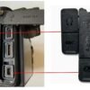 SUPERNIC Rubber Pad Compatible with Nikon Z5 Z6 Z7 Z6 II Z7 II Camera USB/MIC/HDMI Rubber Port Cover Parts - Image 4