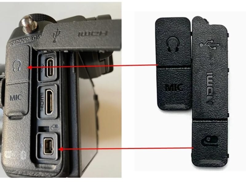 SUPERNIC Rubber Pad Compatible with Nikon Z5 Z6 Z7 Z6 II Z7 II Camera USB/MIC/HDMI Rubber Port Cover Parts - Image 4
