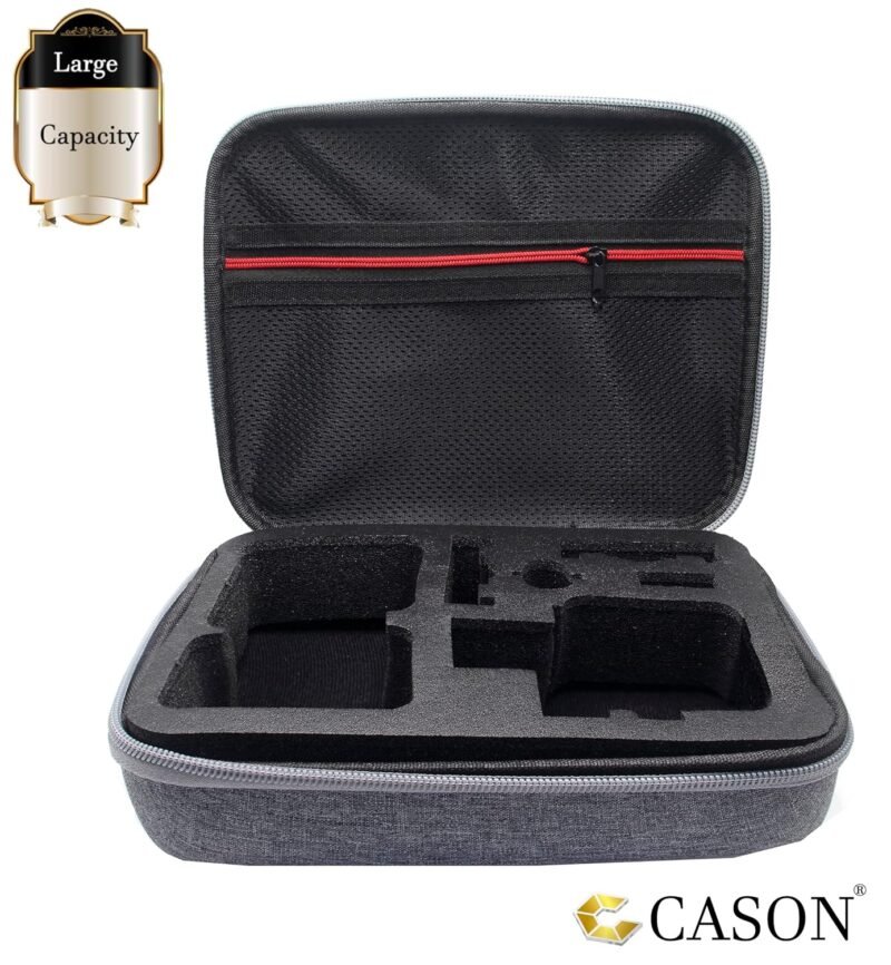 CASON -Carrying Case for Action Camera/Carrying Bag for Accessories Action Camera CS6 CN10, Go pro Accessories Go Pro 11/0/9/8,DJI OSMO, Insta 360,SJCAM and Others - Image 3
