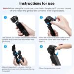 STARTRC Pocket 3 Gimbal Protecting Cowl for DJI Osmo Creator Combo, Anti-fall Storage Handheld Digicam Lens Display screen Protector for DJI Pocket 3 Equipment - Image 4
