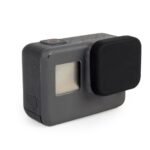 Motion Professional Silicone Rubber Case + Lens Protecting Cap Cowl Suitable with GoPro Hero 7 6 5 Motion Digicam (Black) - Image 3