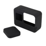 Motion Professional Silicone Rubber Case + Lens Protecting Cap Cowl Suitable with GoPro Hero 7 6 5 Motion Digicam (Black) - Image 4