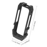 ELFOG Motion Digicam Protecting Cage Case,ONE X2 Protecting Cage Case Motion Digicam Rig with Chilly Shoe Mount Common 1/4-inch Thread Magnetic Motion Digicam Mount for Insta 360 ONE X2 - Image 5