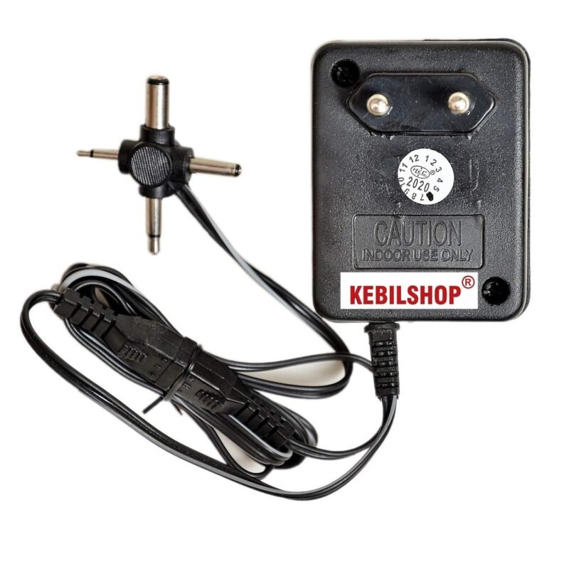 KEBILSHOP 3 Volt 500mA Power Adapter with 4 Multi Pin and Polarity Change Option for Radios,Torches,Toys,Trimmer,Cameras,Allpurpose Use,for Electronics Items. - Image 4