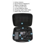 GetZget® Bkano Carrying Case for DJI Osmo Motion 5 Professional, 4 & 3 Digital camera & Equipment Laborious Bag Matches Journey Combo Set (Black) - Image 6