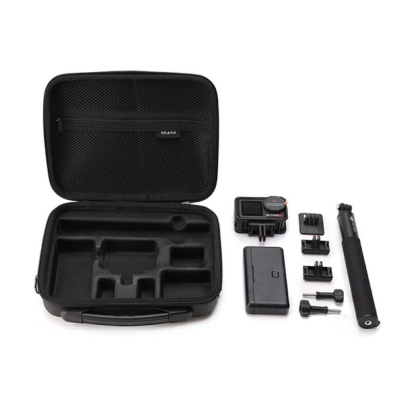 GetZget® Bkano Carrying Case for DJI Osmo Action 5 Pro, 4 & 3 Camera & Accessories Hard Bag Fits Adventure Combo Set (Black) - Image 7