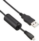 2.0 USB Knowledge Charger Cable 2.0 USB for Nikon Coolpix S01 S2600 S2900 S4200 S4300 S6100 Digicam- Black - Image 3