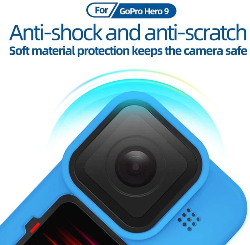 M.G.R.J Silicone Case Cover for GoPro Hero 9 Action Camera ; GoPro Hero 10 Camera - Blue - Image 3