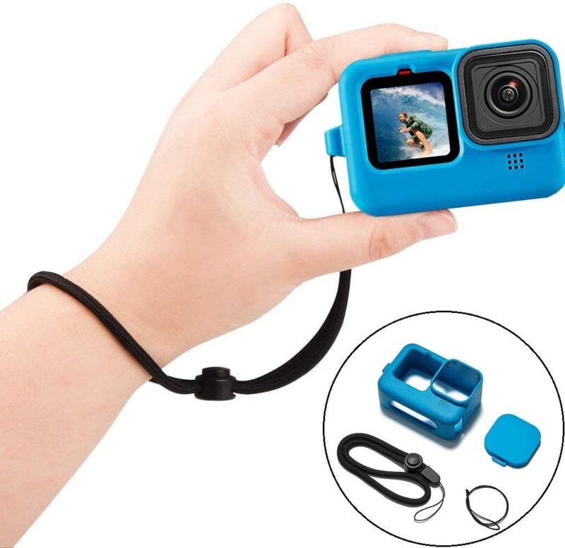 M.G.R.J Silicone Case Cover for GoPro Hero 9 Action Camera ; GoPro Hero 10 Camera - Blue - Image 4