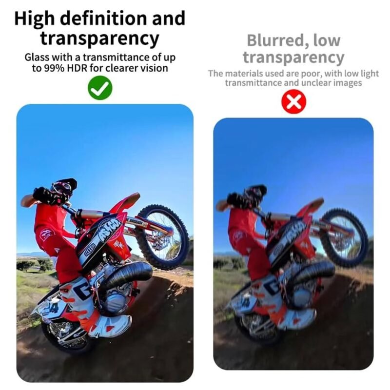 PHOTO MAX Insta 360 X4 Lens 2Pcs Dual Lens Protector Guard Sticky Tempered for Insta 360 Action Camera Lens Cover Dust Proof, Anti-Strach Protective 360 Accessories (Insta 360 X4 Lens) - Image 5