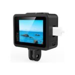 Motion Professional Silicone Protecting Cowl + Lens Cap Appropriate with GoPro Hero 4K Tiny Motion Digicam (Black) - Image 5