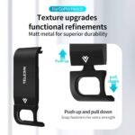Careflection Aluminum Battery Cowl for GoPro Hero 11 Hero 10 Hero 9 Black, Detachable Alternative Mount Facet Door Clip with Kind-C Charging Port, Handy Go Professional 11 10 9 Batteries Charger - Image 4
