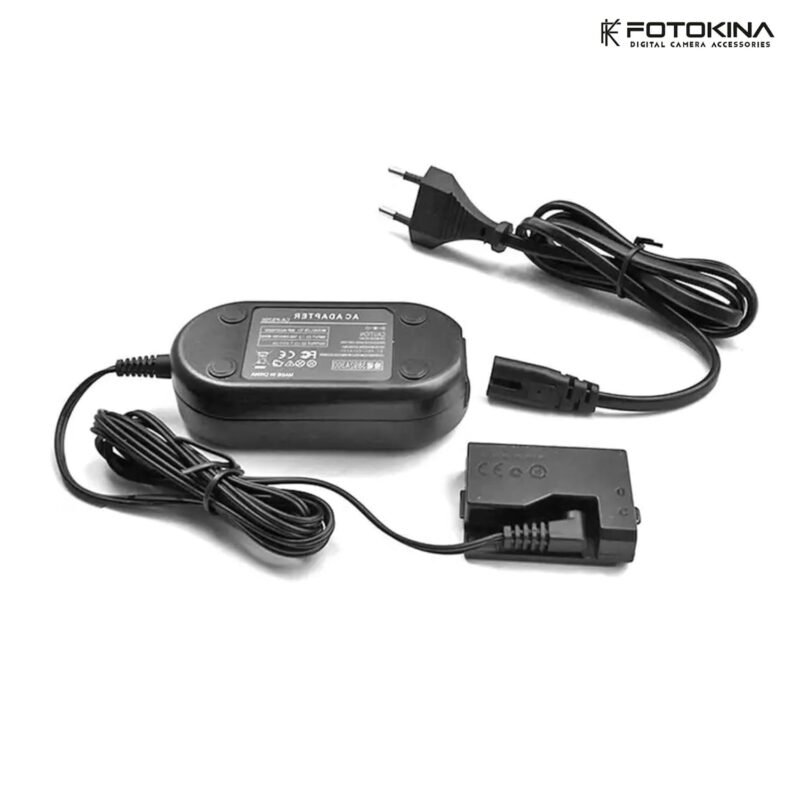 FOTOKINA LP-E10 Dummy Battery Charger Kit DC Coupler & AC Power Adapter Compatible with Canon EOS 1100D 1200D 1300D Rebel T3 T5 T6 – Continuous Power Supply for Extended Photography Sessions - Image 4