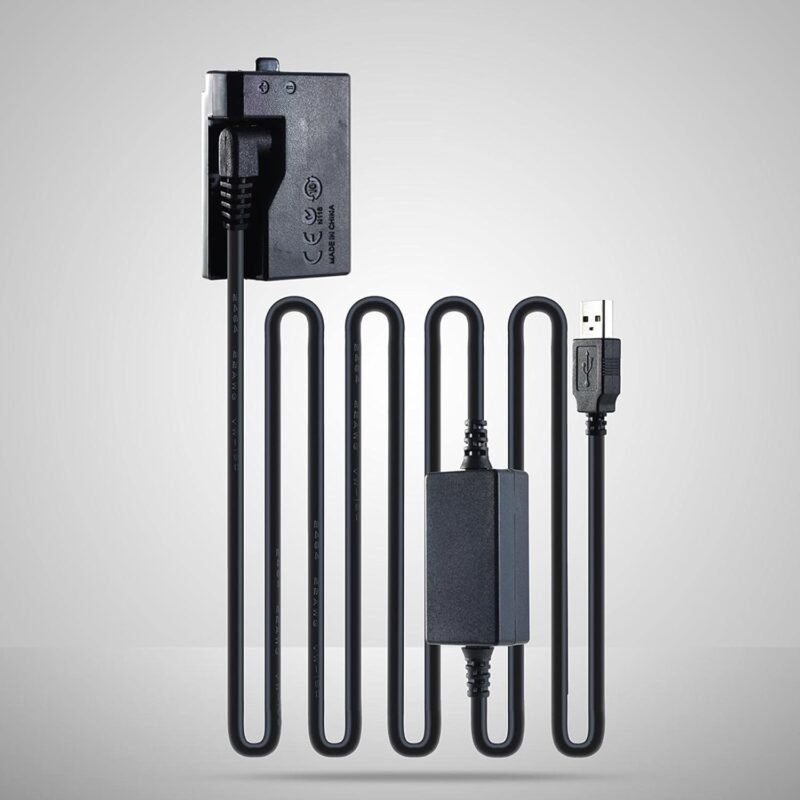 CLUB BOLLYWOOD E10 Dummy Battery 5V 2A USB Power Adapter Cable for Eos 1100D 1200D 2000D Cameras & Photo | Camera & Photo Accessories | Batteries - Image 6