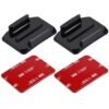 Action Pro 2 x 3M 2 Curve Adhesive Sticky Mount Compatible with GoPro Hero 13 12 11 10 9 8 7 6 5 4 3+ 3 SJCAM Yi 4K Eken Noise Play and Other Action Cameras - Image 2