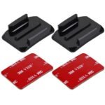 Motion Professional 2 x 3M 2 Curve Adhesive Sticky Mount Appropriate with GoPro Hero 13 12 11 10 9 8 7 6 5 4 3+ 3 SJCAM Yi 4K Eken Noise Play and Different Motion Cameras - Image 2
