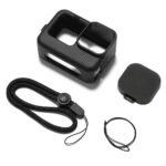 BKN Silicon Protecting Housing Case For Gopro Hero 10 Hero 9 Black Sleeve Housing Body With Lens Cowl Equipment (Matt Black)Cameras - Image 2
