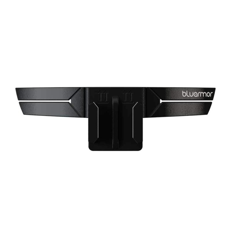 BluArmor Action-cam Compatible Chin Mount for Motorcycle Helmets | Secure and Convenient for GoPro and Action Cameras | 3M VHB Tape | Made in India | Black - Image 2
