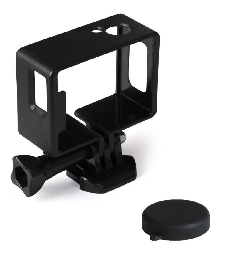 CASON -Housing Case CS6 Action Camera with Silicone Lens Cover,Frame Shell/Housing Cage Cover for CS6 Action Camera(Black) - Image 2