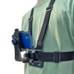 CEUTA Cellular Cellphone Chest Mount Harness Strap Cell Cellphone Holder Mount for Video Recording Bike/Kayak/Fishing/Skateboard POV/VLOG for Sensible Cellular Cellphone for GoPro Hero 12 11 10 9 8/Insta360/DJI - Image 2