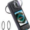 DA-GODO X3 Dual Lens Protector Guard for Insta360 One Sticky Tempered Glass Lens Cover, Dust Proof, Anti-Scratch Protective for Insta360 Action Camera (X3 Lens Guard) - Image 2