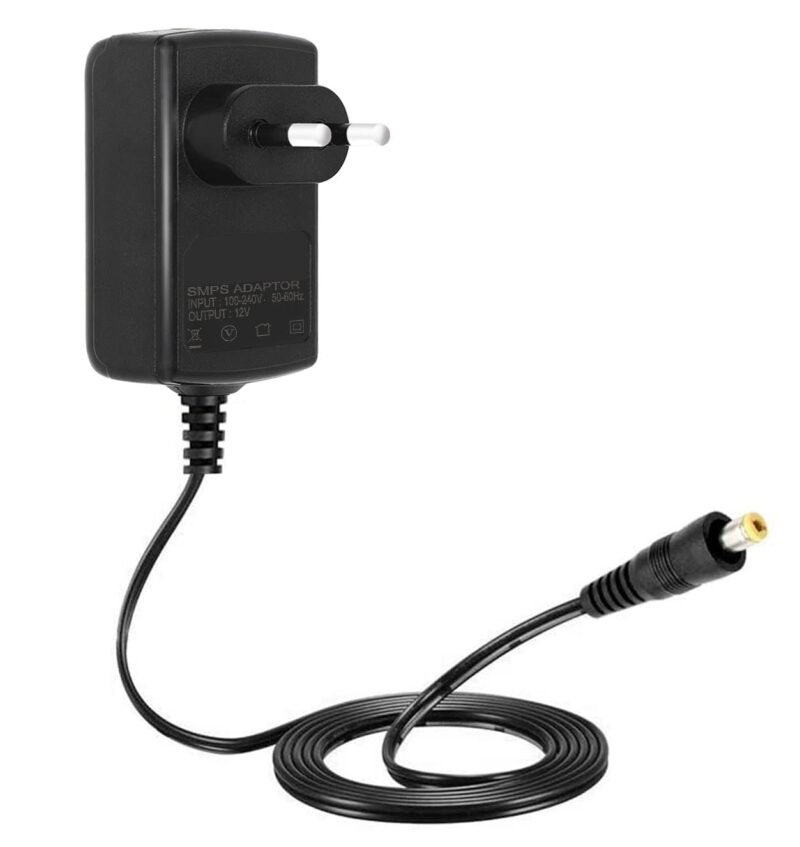 FEDUS 12V 1A DC Power Adapter, Long Cable Powers Supply DC12V Transformers for LED Strip, CCTV Camera, Router, Modem, Set Top Box/DTH Box, DIY Boards, (2.5mm x 5.5mm Jack, Black) - Image 2