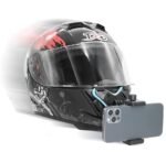 HUMBLE Helmet Chin Mount with Cell Holder, Bike Helmet Strap Appropriate with GoPro Hero 9 8 7 6 5 4 3+ 3 SJCAM and Cell Telephones. - Image 2