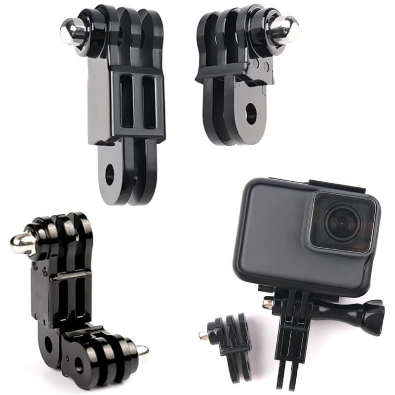 Hodaqe Action Cameras Same Direction Straight Joints Connection Mount Adapter Accessories Compatible with GoPro Hero DJI osmo - Image 2