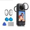 PHOTO MAX Insta 360 X3 Lens 2Pcs Dual Lens Protector Guard Sticky Tempered for Insta 360 Action Camera Lens Cover Dust Proof, Anti-Strach Protective 360 Accessories (Insta 360 X3 Lens) - Image 2