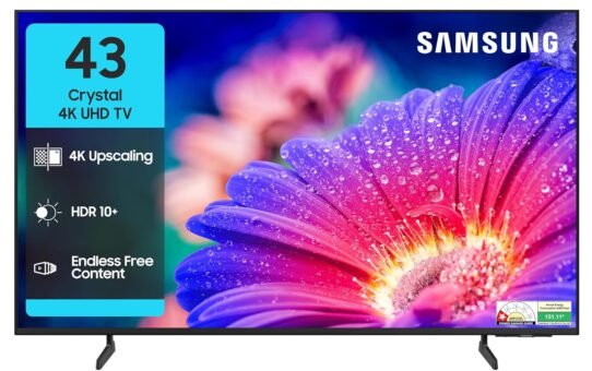Samsung 108 cm (43 inches) Crystal 4K Vista Extremely HD Sensible LED TV UA43UE81AFULXL