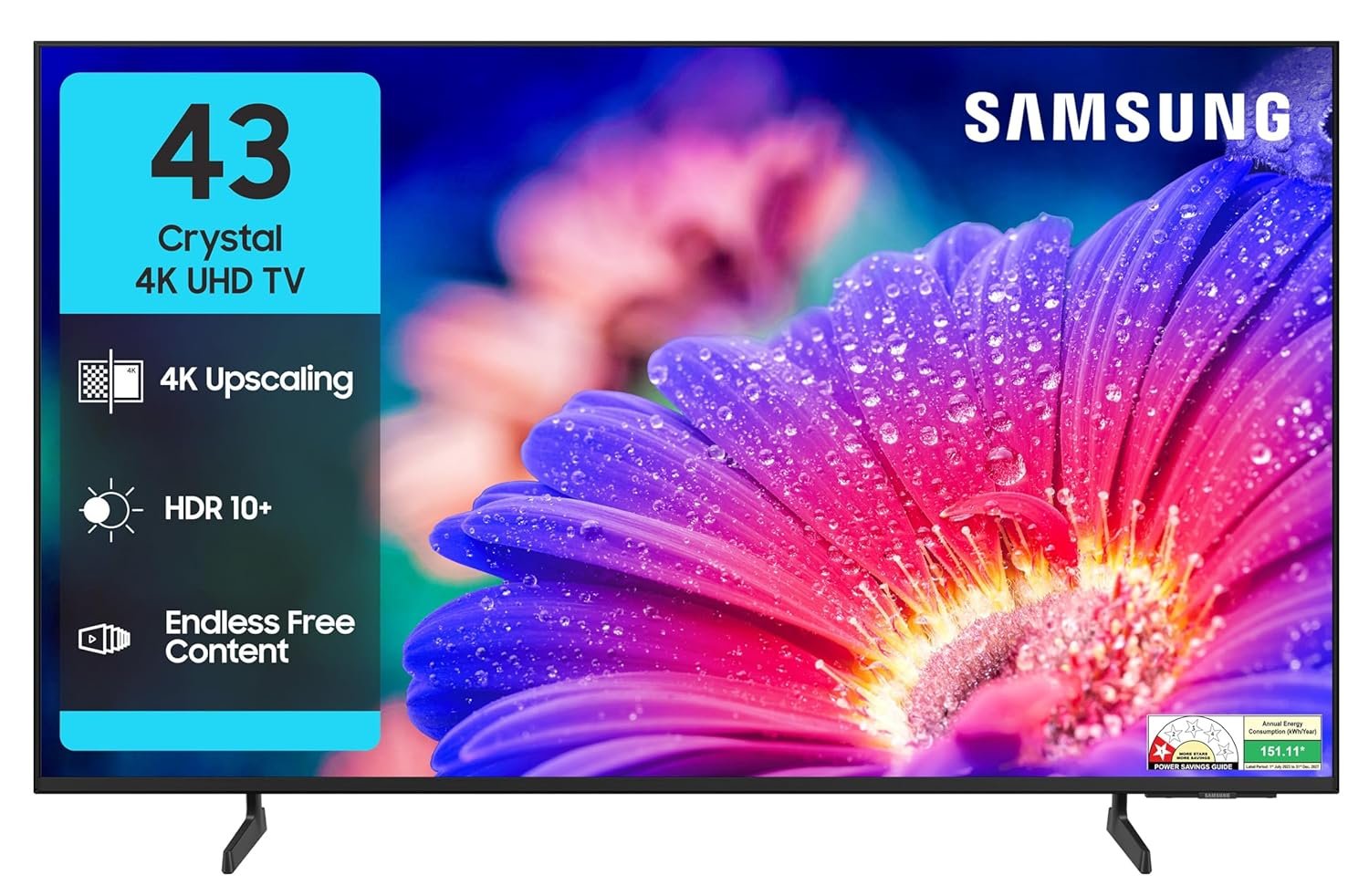 Samsung 108 cm (43 inches) Crystal 4K Vista Extremely HD Sensible LED TV UA43UE81AFULXL