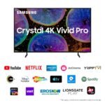 Samsung 108 cm (43 inches) D Collection Brighter Crystal 4K Vivid Professional Extremely HD Sensible LED TV UA43DUE77AKLXL (Black) - Image 3