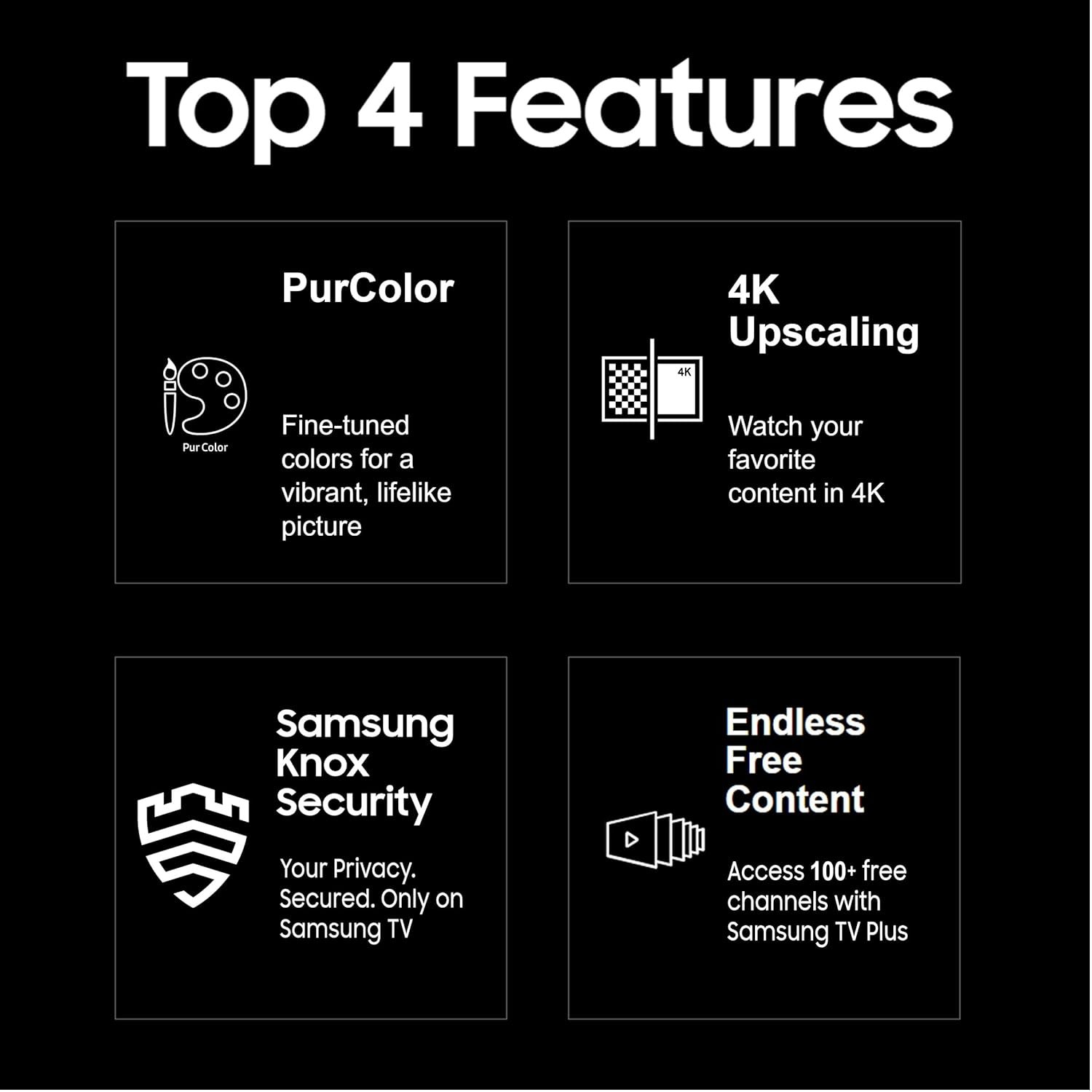 Samsung 138 cm (55 inches) D Collection Brighter Crystal 4K Vivid Professional Extremely HD Good LED TV UA55DUE77AKLXL (Black) - Image 6
