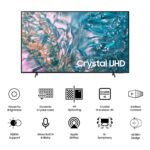 Samsung 108 cm (43 inches) D Sequence Brighter Crystal 4K Dynamic Extremely HD Sensible LED TV UA43DUE80AKLXL (Titan Grey) - Image 2